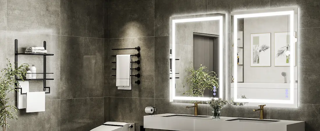 GLSLAND LED Bathroom Mirror